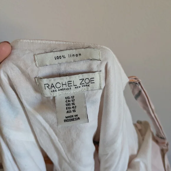 Rachel Zoe Linen A-line Sundress With Pockets - Picture 2 of 9